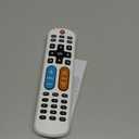 GE BigEZ OneTouch Big Button Universal TV Remote for Seniors, Easy to Use, Replacement Remote for Samsung, LG, Sony, Vizio, Roku TV, Streaming Players, Backlit Buttons, 2 Device, White, 84666