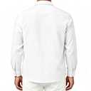 Shtexus Men's Long Sleeve Button Down Dress Shirts Oxford Business Casual for Office Formal(White, S) (White, S)