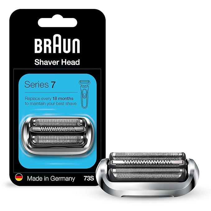 Braun Series 7 73s Electric Shaver Head, Silver Designed for Series 7 Shavers (new Generation)