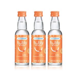 SodaStream Bubbly Drops, Peach, 1.36 Fl Oz (Pack of 3), Best Before 12/15/2025