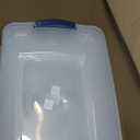 Rubbermaid Cleverstore 17 Qt Clear Storage Bins with Lids, 6-Pack, Stackable, BPA-Free, Made in USA