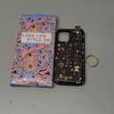 Petitian for iPhone 12/12 Pro Case with Wallet - Women Girls Cute Girly Aesthetic Unique Design Leather Credit Card Holder Cardholder Stand Wristband for iPhone 12/12 Pro, Grow Flower