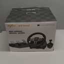 PXN V9 GEN2 Gaming Steering Wheel for PC, Xbox & PS4-270°/ 900° USB Sim Racing Wheel with Hall 3-Pedal Set, H-Pattern Shifter, Dual Paddles, Vibration Feedback, Pedal-Responsive RGB & App Support