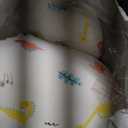 BYRIVER C Shaped Pregnancy Pillow with Cover, Knee Pillow for Side Sleeper Knees Legs HIPS Pain, Leg Pillow Elevation for Lower Back Pain, Versatile Small Body Pillow for Sleeping(Dino) (Large 39"(99CM), Baby Dinasour)