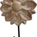 Dwellington Flower Towel Hooks Decorative Hooks Hanger for Hanging Clothes, Keys, Towels - Decorative Wall Mount Hook Command Single Rack for Entryway, Bathroom, Kitchen