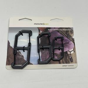 Apex Double Carabiner 2 Packs 150 lbs, 80 lbs