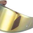 Soman RF-1400 RF 1400 Visors Shield Replacement, CWR-F2 Visor Face Shield Compatible with RF-1400 CWR-F2 Z8 NXR2 UV Protection (Gold)
