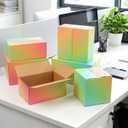 10x7x6 Shipping Boxes Medium Set of 30, Gradient Corrugated Cardboard Box, Mailing Boxes for Packaging Small Business