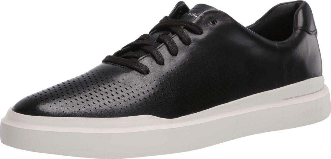 Cole Haan Men's Grandpro Rally Laser Cut Sneaker (10.5, Black)