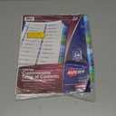 Avery Double Column 24 Tab Dividers for 3 Ring Binders, Customizable Table of Contents, Multicolor Tabs, 1 Set (11321)