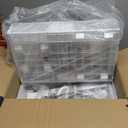 2-Pack Under Sink Storage Organizer, Large 2-Tier Elegant Mesh Pull Out Shelf for Kitchen and Bathroom Cabinet Organization, L-Shaped and Adjustable Height Design for Maximum Space Efficiency-White (2 Pack-15.74"Dx11.4"-16.14"H)