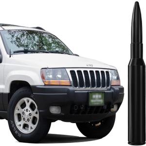 4 Inch Short Aluminum Antenna for Jeep Grand Cherokee (1999-2004), Jeep Grand Cherokee Antenna Replacement Mast