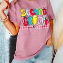 Teacher Shirts for Women: Kindergarten Preschool Teacher Pencil T-Shirt Funny Teacher Graphic Tees Back to School Tshirt (Red, XXL)