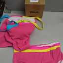 BMJL Two Piece Tankini Swimsuits for Women Ruched Tummy Control Bathing Suit Slimming Full Coverage Swim Suit 2026 (Pink, L)