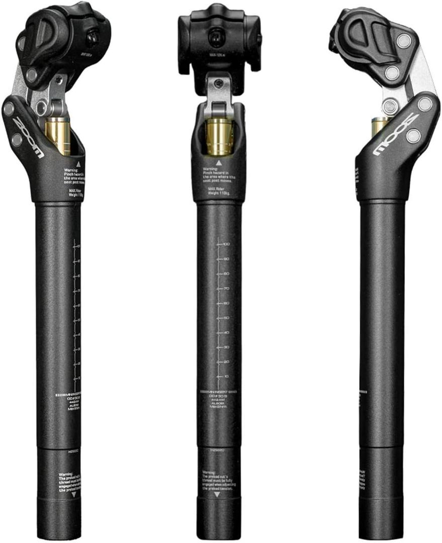 Zoom Suspension Seatpost for Electric Bike / Gravel (SPS-442/ 31.6mm)