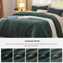 Bedsure King Comforter Set, Forest Green Soft Prewashed Bedding for All Seasons, 3 Pieces GentleSoft Bed Set, 1 Lightweight Comforter (104"x90") and 2 Pillowcases (20"x36")
