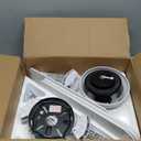 42 Inch White Ceiling Fans with Lights and Remote, Flush Mount Low Profile Ceiling Fan for Bedroom, Living Room, Patio, Dimmable 6 Speeds Noiseless Reversible, ETL Listed