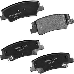 Bendix Premium SBC2299 Ceramic Rear Brake Pads for Hyundai Sonata 2024-2020, Tucson 2024-2022, Kia K5 2023-2021