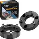 KSP 2" Silverado Leveling Lift Kits, 2in Front Suspension Lift Spacers Compatible With Chevy Silverado GMC Sierra 1500 2007-2026, 2pcs Aluminum Strut Spacers Increase 2inch Space on Pickup & Trucks