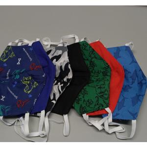 6 Pack 100% Cotton Kids Reusable Face Masks for Kids Washable Protection (Multicolor)