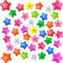 Sotiff 100 Pack Star Stress Balls Bulk Stress Relief Balls with Motivational Quotes Mini Inspirational Foam Party Favors Gifts for Kids Adults Anger Fidget Relief Exercise(Bright Colors)