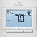 Emerson 1F83C-11PR Conventional (1H/1C) Programmable Thermostat, White