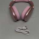 Wentronic Y02 Active Noise Cancelling Headphones, 60H Battery, 5 EQ Music Modes, Hi-Res Audio, Deep Bass, Foldable Wireless Over Ear Bluetooth 5.4 Headset, Breathable Leather Earpads (Pink)