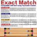 Upgraded WA54M8750AV WA52M7750AW WA52M7750AV Washer Suspension Rods, 28.35 Inch Fit for Sam-sung Washer WA50M7450AW WA52M8650AW WA52J8700AP WA52M8650AV WA54M8750AW WA50K8600AW WA50K8600AV WA50M7450AP