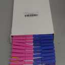 100 Pcs Colored Clothes Pins Wooden, Colored Clothespins for Crafts 2.9 Inch, Clothing Pins for Hanging Classroom