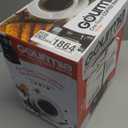 Gourmia 12 Cup One-Touch Coffee Maker  Pause and Serve with Automatic Keep Warm, Easy View Water Window, Compact Design, Stainless Steel Accents, Black