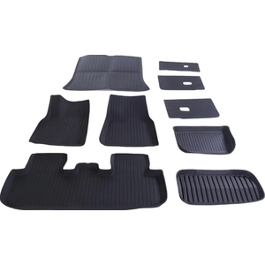 Velvresse 9PCS Floor Mats 
Floor Mats for Tesla Model Y Juniper 2025 2026 5-Seater (Not Fit 7 Seats), All Weather TPE Floor Liners Front & Rear Trunk Cargo Liners Backrest Mats, Model Y Juniper Accessories 9PCS