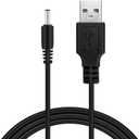 2 x Replacement Charger Cord for Fairywill/KIPOZI/Dnsly/Sboly Sonic Electric Toothbrush USB Charging Cable 3.3feet Black