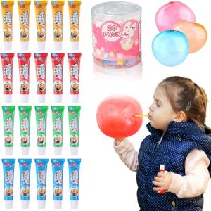 BolianOvi 20Pcs Plastic Bubbles Blow Plastic Bubbles Toys Large Bubble Balloons for Schools Party Birthday Gift
