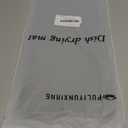 Dish Drying Mat, Silicone Drying Mat for Kitchen Counter, Collapsible Trifold Large Silicone Drying Mat, Dish Pads for Drying Multiple Usage, Easy Clean, Heat-Resistant, BPA Free(2416in) (Gray-with pattern)