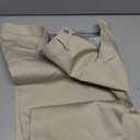 Haggar Men's Iron Free Premium Khaki Straight Fit Flat Front Pants (Beige, 32x34)