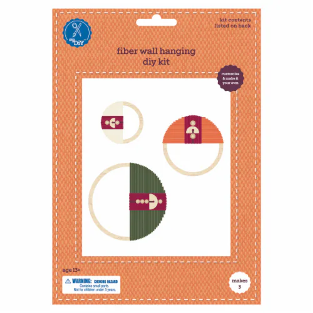 Fiber Wall Hanging Decor DIY Kit, Pack of 2