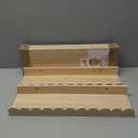 Suzile 2 Pcs Scalloped Shelves Wall Floating Shelves Set for Room, Bathroom, Bedroom, Cute Room Decor Aesthetic and Books, Toys, Photo Frames Storage(23",Natural)