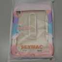 SEYMAC stock Case for iPad (A16) 11th/10th Generation 11''/10.9'' 2025/2022, Full-Body Drop Protection Case with Screen Protector &360 Rotate Hand Strap/Stand, Yellowish+Pink