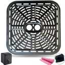 Air Fryer Grill Crisper Plate for COSORI 6.8QT Air Fryers, Upgraded Air Fryer Grill Pan Crisper Tray Rack Insert Grate Grid Shelf for 6.8Quart COSORI Air Fryer, Nonstick, Dishwasher Safe