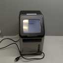 Silonn Nugget Ice Makers Countertop,Timer Pebble Ice Maker with Soft Chewable Ice, 44lbs per Day Ice Machine with Self-Cleaning,One-Click Operation, Stainless Steel