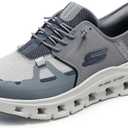Skechers Men's Glide-Step Pro Hands Free Slip-ins Sneaker (7 Wide, Gray/Charcoal)