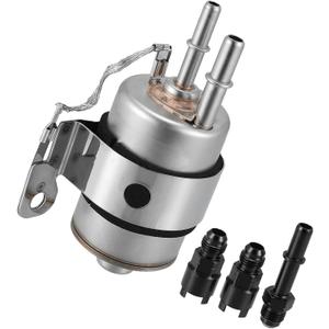 Motoforti Fuel Filter Regulator 58 PSI Kit for LS Swap EFI W/ 6AN Adapter Fitting Fuel Filter Pressure Regulator GF822 10299146 for Chevy C5 Corvette for LS1 Returnless Style Long-lasting