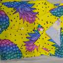 ROSE GAL Matchable Couple Hawaiian Coconut Tree Print Shirt or Plus Size Knee Length Fit and Flare Tank Dress (Yellow, XXXL)
