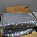 VANKEAN Reversible Dog Crate Mat, Stylish Bed with Waterproof Linings and Removable, Washable Cover, Firm Support Pad for Small to XX-Large Dogs, Grey (M(30 x 20 x 3"))