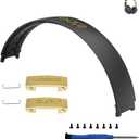 Studio 3 Replacement Headband & Hinge Replacement for Beats Studio3 Headphone,Durable Parts Accessories Repair Kit Set(Gray Gold)