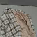 Toddler 1 Pack Baby Boys and Girls Plaid Shirts Jacket Long Sleeve Lapel Button Down Top Outwear Clothes, Size 2T