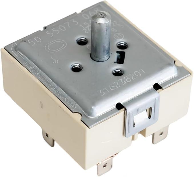 316238201 Range Burner Infinite Switch Compatible for Electrolux Frigidaire Range, Surface Element Switch Part number 316238201CM, Replacement for Numbers 316238201, 2026203, 316238201, 316238200