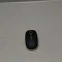 VssoPlor Wireless Mouse, 2.4G Slim Portable Computer Mice with Nano Receiver for Notebook, PC, Laptop, Computer (Black and Gold)