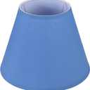 Aspen Creative 58780 Empire Uno Lamp Shade in Azure Blue, 7" Top x 13" Bottom x 10" Slant Height, Slip UNO 33mm