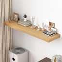 Dreamland 55" Floating Shelves for Wall, 12" Deep Thicker Oak Floating Shelves, Wall-Mounted Shelves for Bedroom, Living Room, Kitchen, Bathroom - Set of 1